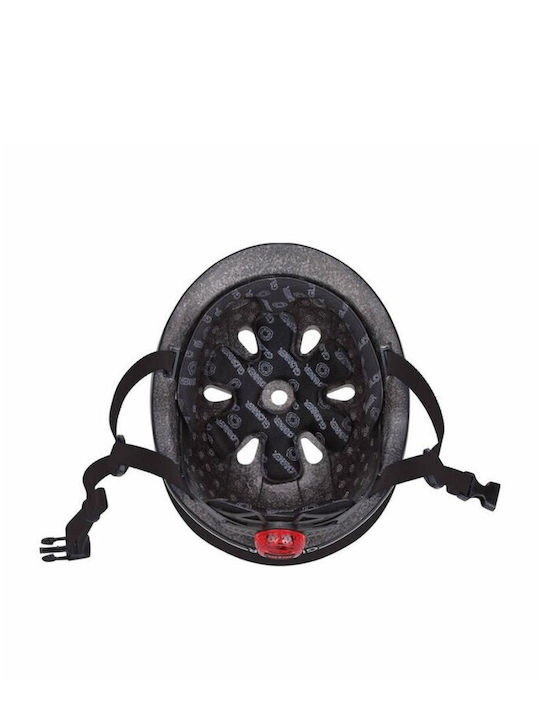 Globber Go Up Lights Cască pentru biciclete / trotinete pentru copii pentru biciclete și trotinete Negru cu lumină LED încorporată