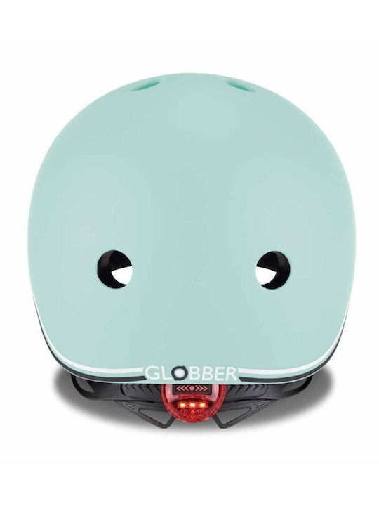Globber Go Up Lights Kids' Helmet for City Bike Green Mint