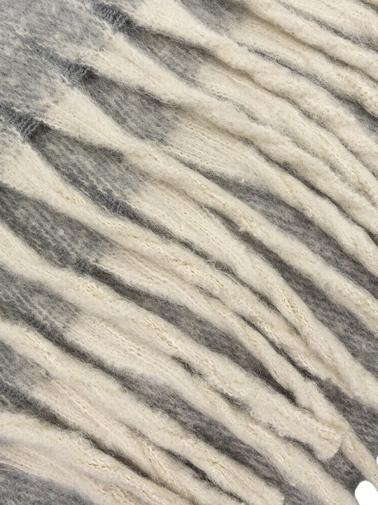 Verde Women's Wool Scarf Gray