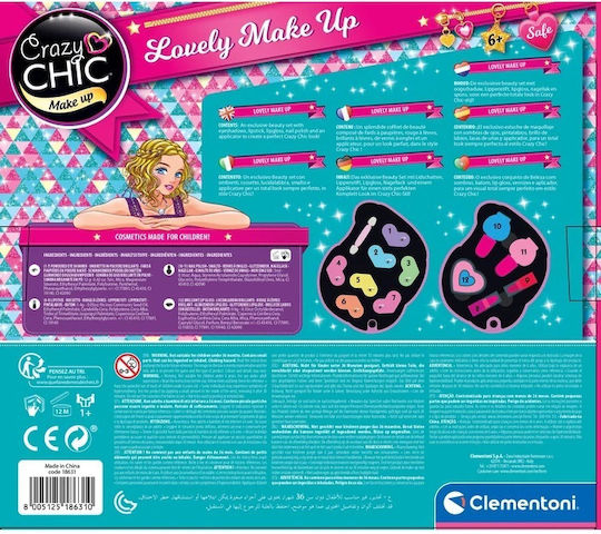 Clementoni Crazy Chic Lovely Make Up Mermaid Παιδικό Μακιγιάζ
