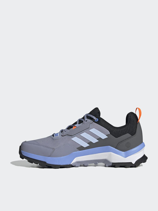 adidas Terrex Ax4 GTX Men's Waterproof Hiking Shoes With Gore-Tex Membrane Silver Violet Blue Dawn Core Black