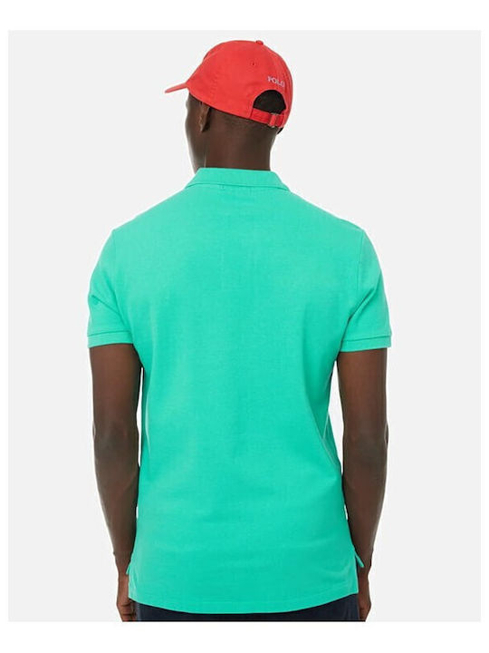 Polo Short Sleeve Blouse Petrol Blue