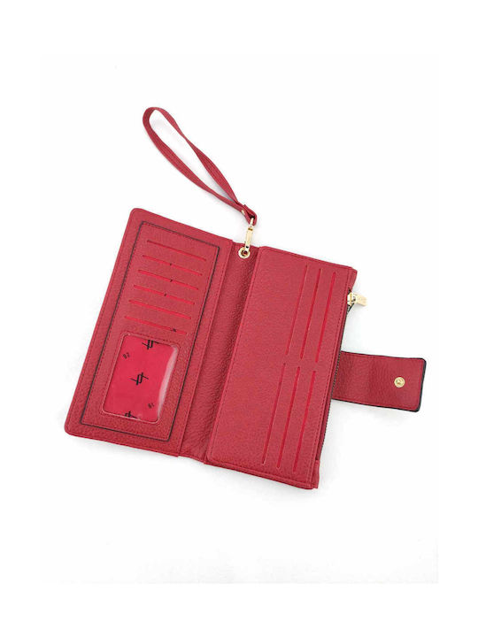 Verde Groß Frauen Brieftasche Klassiker Rot