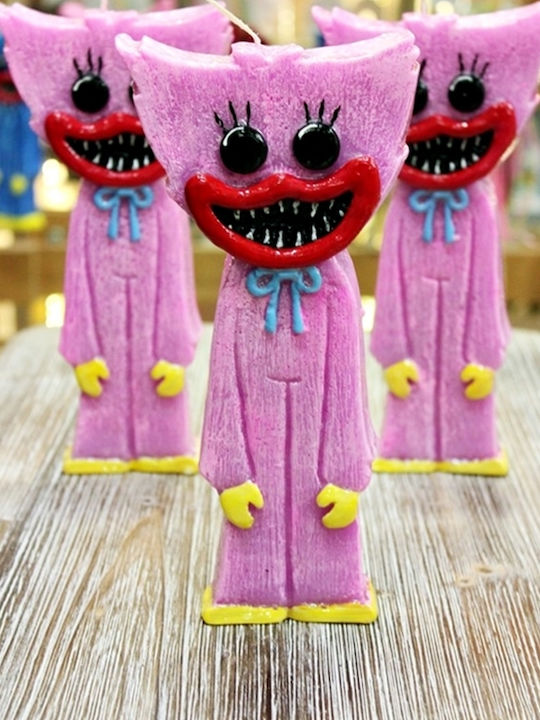 Huggy Wuggy Λαμπάδα Ροζ Huggy Wuggy Λαμπάδα Ροζ