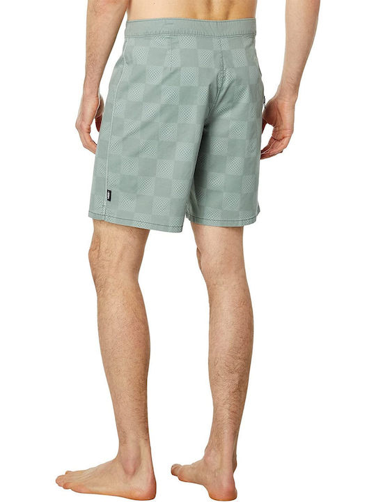 Vans Herren Badebekleidung Shorts Petrol/Grey mit Mustern