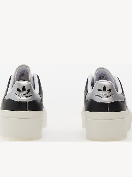 Stan Smith Bonega Damen Flatforms Sneakers Core Black / Cloud White / Gold Metallic