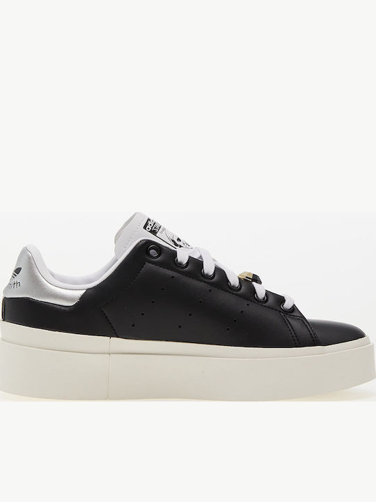 Stan Smith Bonega Damen Flatforms Sneakers Core Black / Cloud White / Gold Metallic