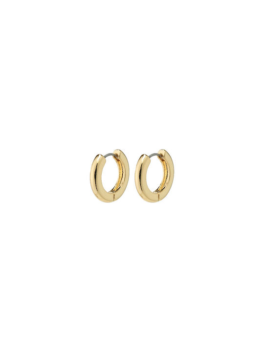 Pilgrim Earrings Hoops Gold Plated