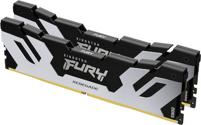 Kingston Fury Renegade 64GB DDR5 RAM mit 2 Modulen (2x32GB) und Geschwindigkeit 6000 für Schreibtisch