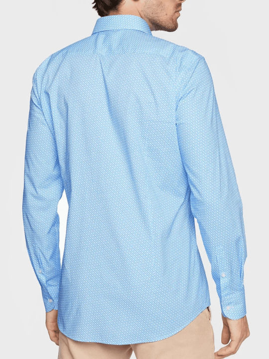 Hugo Boss Men's Shirt Long Sleeve Light Blue