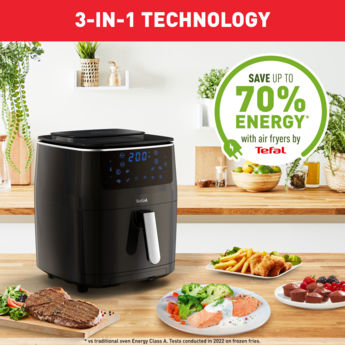 Tefal Easy Fry Classic Air Fryer 6.5lt Μαύρο
