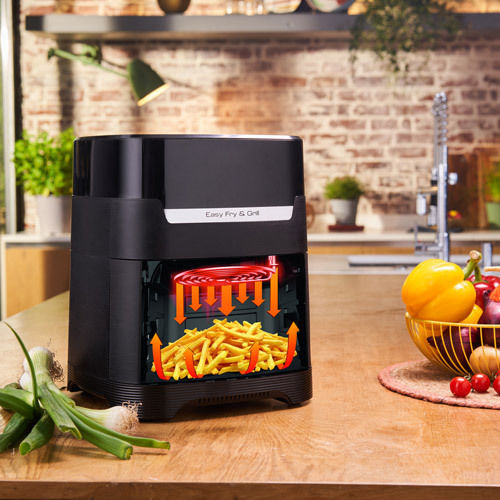 Tefal Easy Fry Classic Air Fryer 6.5lt Μαύρο
