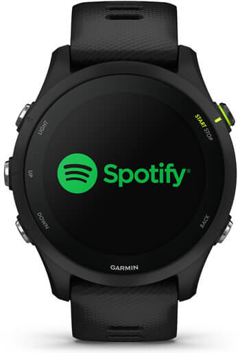 Garmin Forerunner 255 Music 46mm Waterproof Smartwatch with Heart Rate  Monitor (Black)