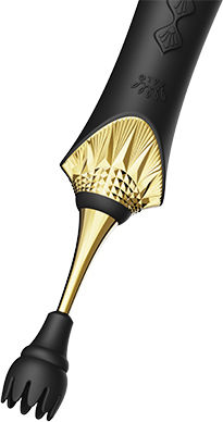 Zalo Bess 2 Clitoral Vibrator Clitoral Vibrator 22cm Obsidian Black