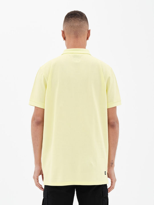 231.EM35.69GD Polo Short Sleeve Blouse Lime Yellow