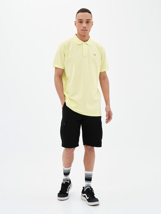 231.EM35.69GD Polo Short Sleeve Blouse Lime Yellow