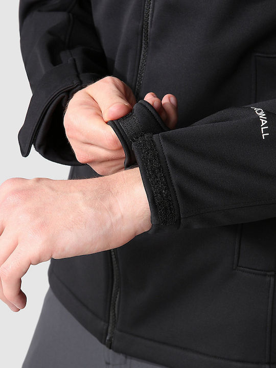 Diablo Men's Winter Softshell Jacket Waterproof and Windproof Black