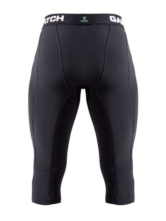 GamePatch Men's Sports Capri Leggings Black