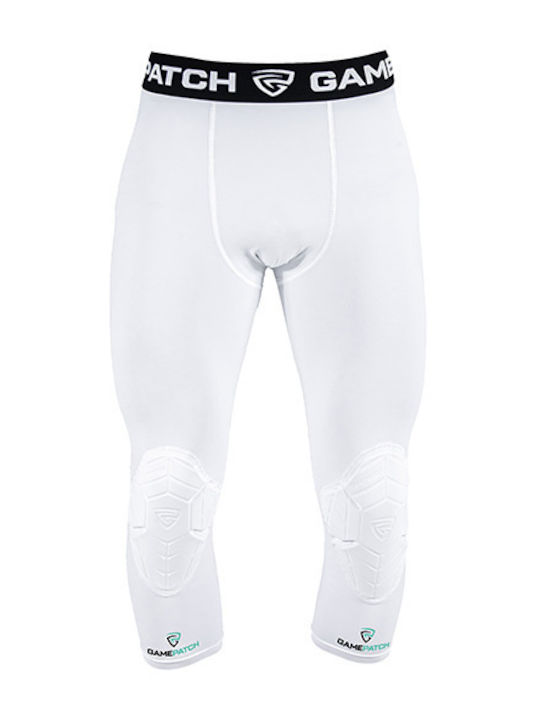GamePatch Ανδρικό Αθλητικό Κολάν Compression Capri Λευκό GamePatch Ανδρικό Αθλητικό Κολάν Compression Capri Λευκό