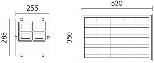Spot Light Waterproof Solar LED Floodlight 200W Natural White 4000K with Remote Control IP66
