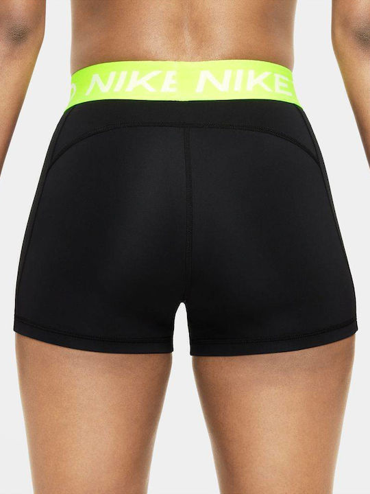 Dri-Fit Pro W3 Alergare Colanti de femei Colanti-scurti Black / Volt