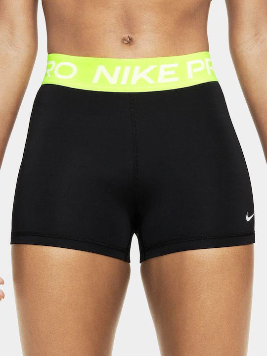 Dri-Fit Pro W3 Alergare Colanti de femei Colanti-scurti Black / Volt