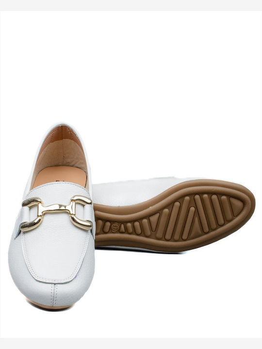 Дамски Loafers в Бял Цвят