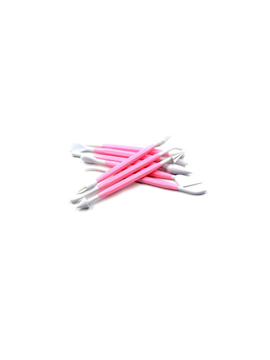 Инструменти за декорация от пластмаса Pink 8бр Инструменти за декорация от пластмаса Pink 8бр