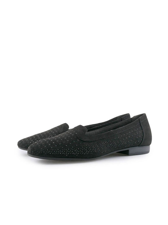 Jana Women's Loafers in Black Color