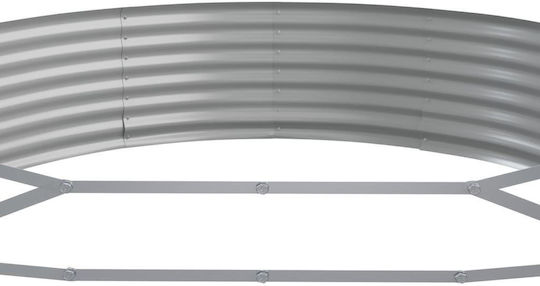 vidaXL Blumenkasten Metallisch Braun 450x140x36cm.