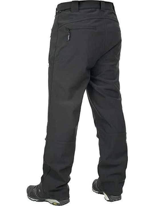 Trespass Hemic SoftShell Men's Hiking Long Trousers Black