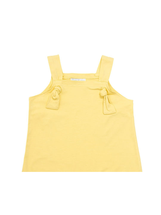 Funky Kids Dress Sleeveless Yellow