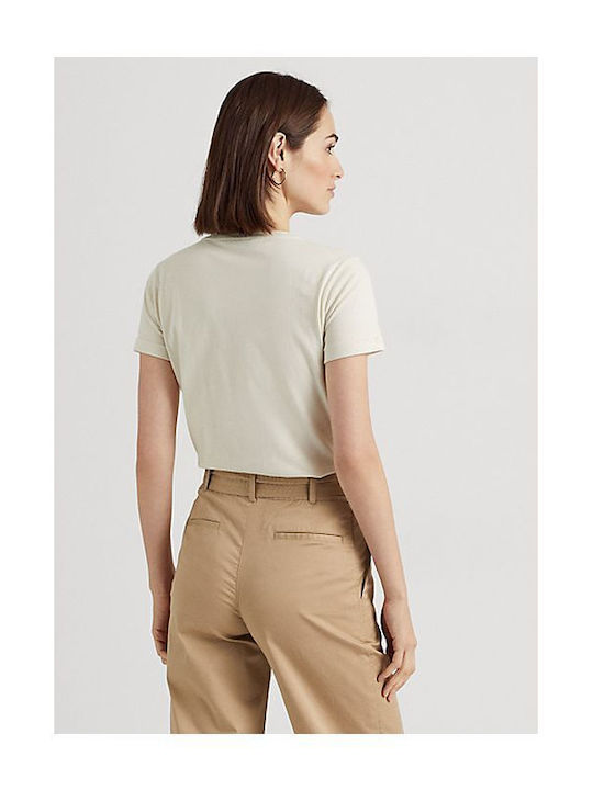 Ralph Lauren Femeie Tricou Natural Cream