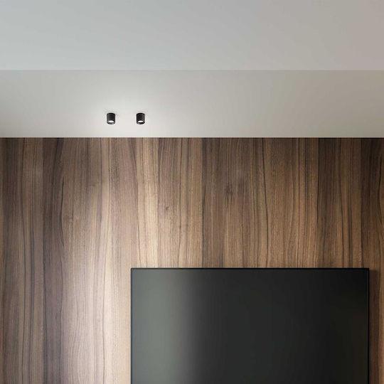 Ideal Lux Einzel LED Spot in Schwarz Farbe
