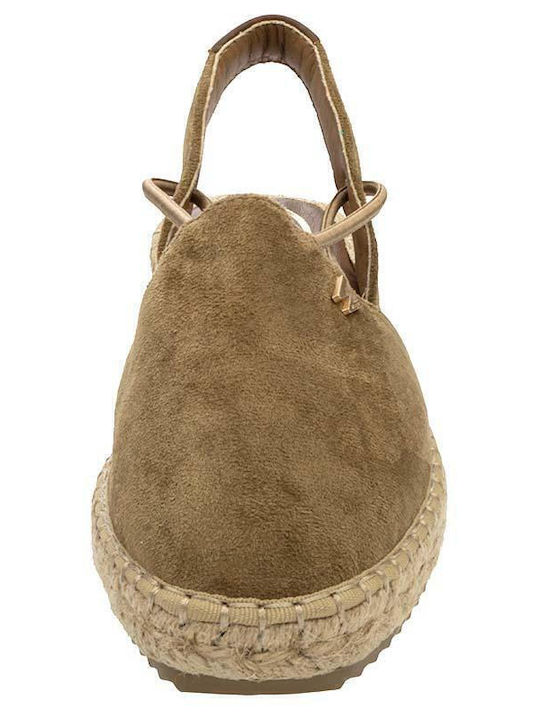 Rambla Suede Γυναικείες Εσπαντρίγιες σε Ταμπά Χρώμα
