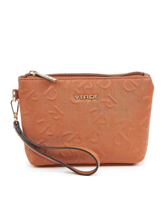 Damen Necessaire in Tabac Braun Farbe 16cm