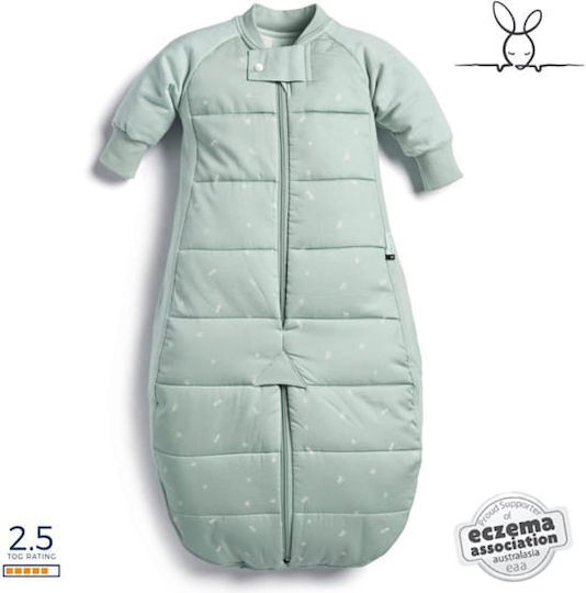 Ergo Pouch Winter Baby Sleeping Bag with Feet 2.5 Tog Sage