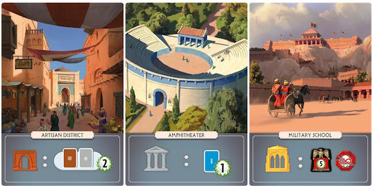Разширение на играта 7 Wonders Edifice за 3-7 играчи 10+ години (EN) Repos Production