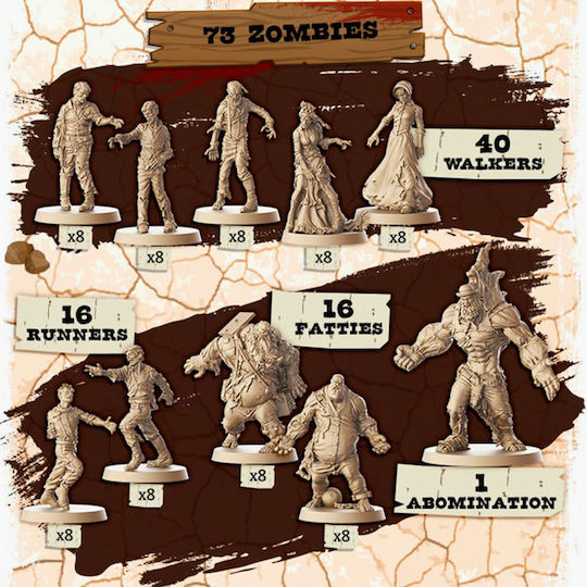 Επέκταση Παιχνιδιού Zombicide: Undead or Alive – Gears & Guns για 1-6 Παίκτες 14+ Ετών (EN) Cool Mini Or Not