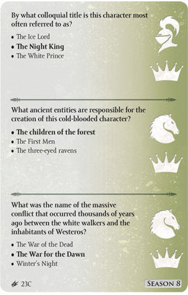 Extensie de Joc Game of Thrones: The Trivia Game HBO Seasons 5-8 pentru 2-4 Jucători 18+ Ani (EN) Fantasy Flight