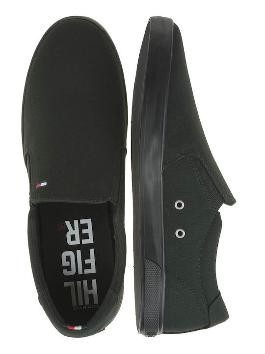 Men's Canvas Slip-Ons Triple Black