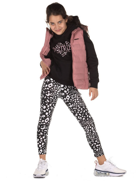 Kinder Freizeitjacke Ärmellos Kurz Rosa
