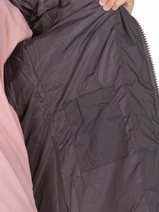 Kids' Parka Long with Hood Gray