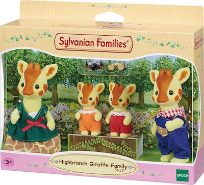 Epoch Toys Miniature Toy Highbranch Giraffe Family Sylvanian Families for 3+ Years (Various Designs/Assortments of Designs) 1pc