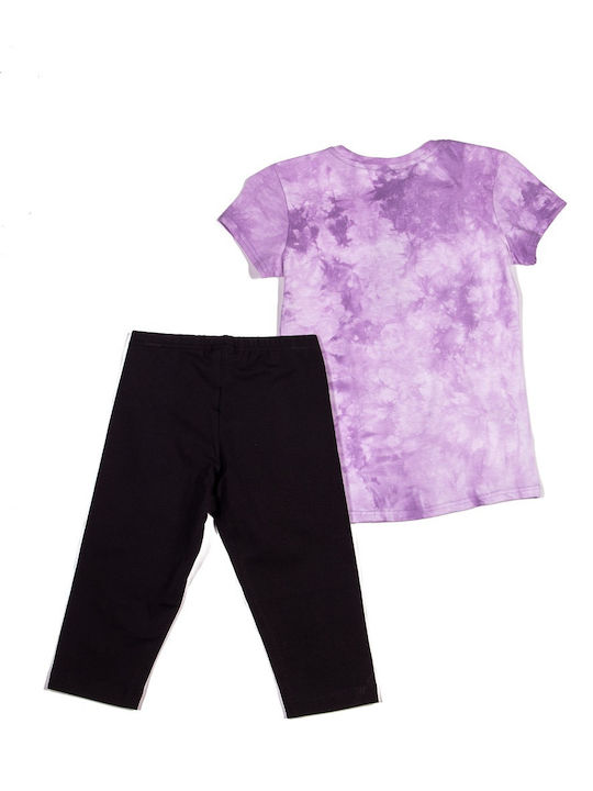 Target Kids Set with Leggings Summer 2pcs Purple