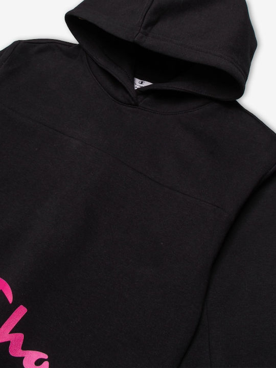 Kids Sweatshirt with Hood Black