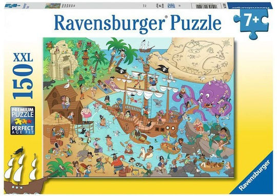 Παιδικό Puzzle Pirate Island για 7+ Ετών 150pcs Ravensburger