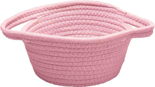 Kleine Wolke Aufbewahrungskorb Stoff Rosa 1Stück Kleine Wolke Aufbewahrungskorb Stoff Rosa 1Stück