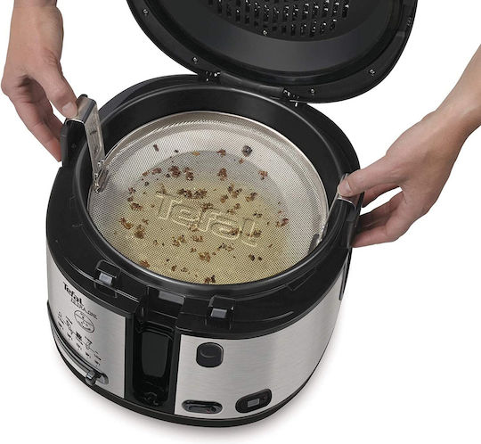Tefal FF175D71 One Filtra Inox Φριτέζα 2.1lt Μαύρη