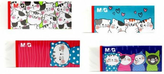 M&G Γόμα για Μολύβι Cats (Διάφορα Χρώματα)